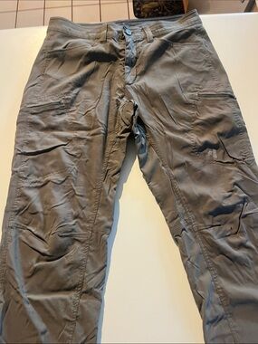 Eddie Bauer Men's Cargo Pants in Gray-Green